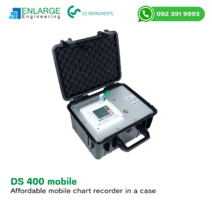 CS Instruments DS 400 mobile affordable mobile chart recorder for compressed air dew point and flow measurement