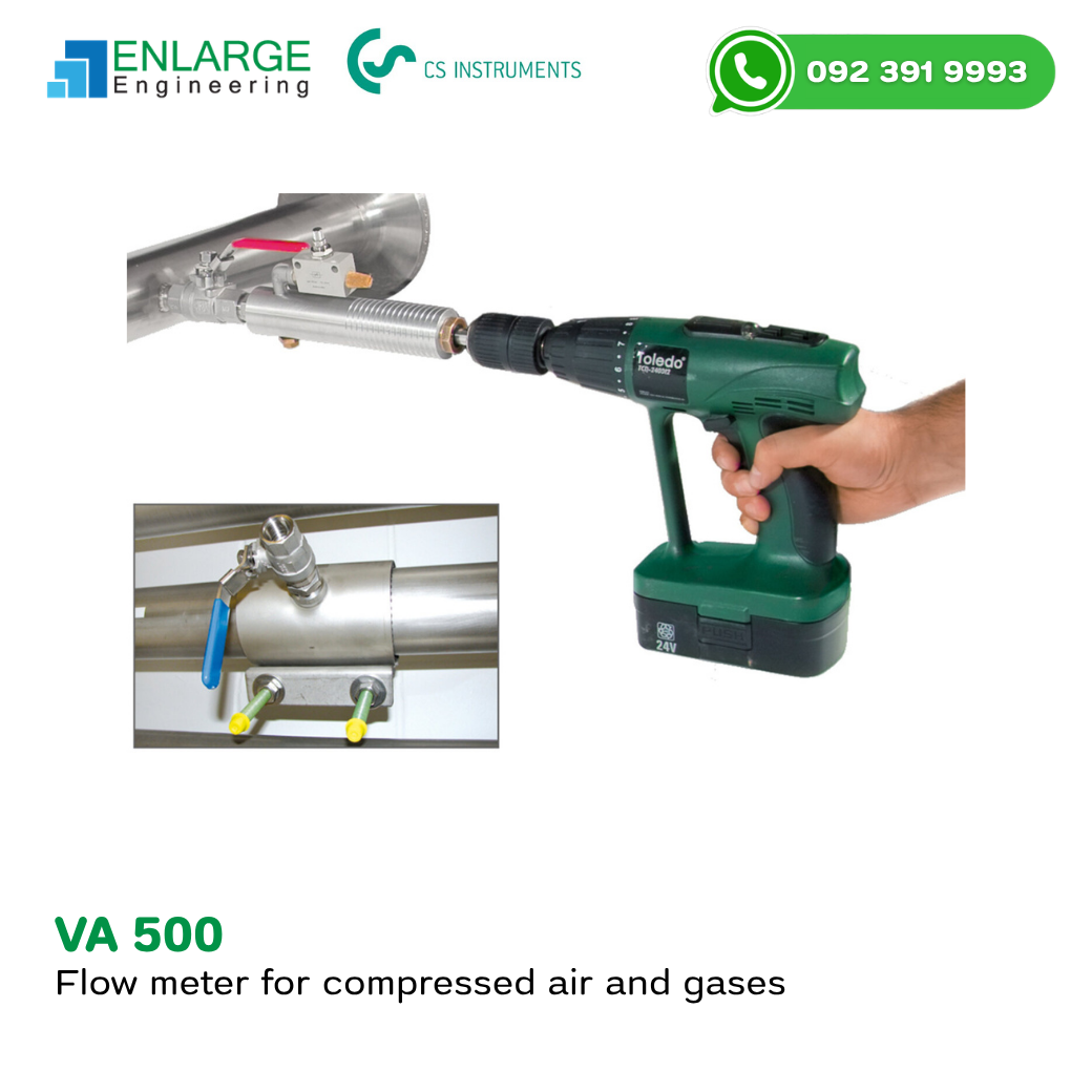 VA 500 Flow Meter (10) VA 500 Flow Meter Insertion CS Instruments