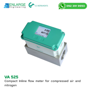 VA 525 Flow Meter Inline Sensor CS Instruments
