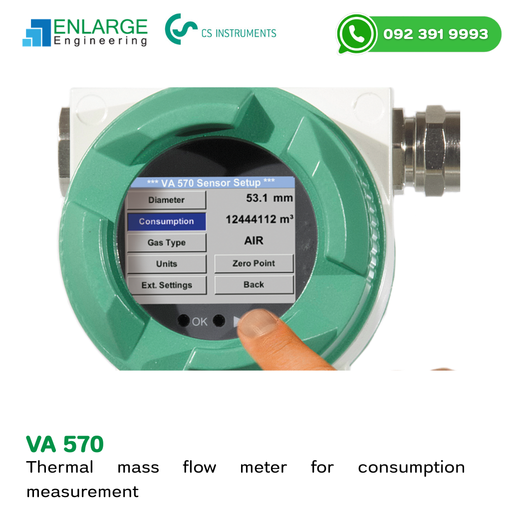 VA 570 Flow Meter (5) VA 570 Flow Meter Inline Measuring Section CS Instruments