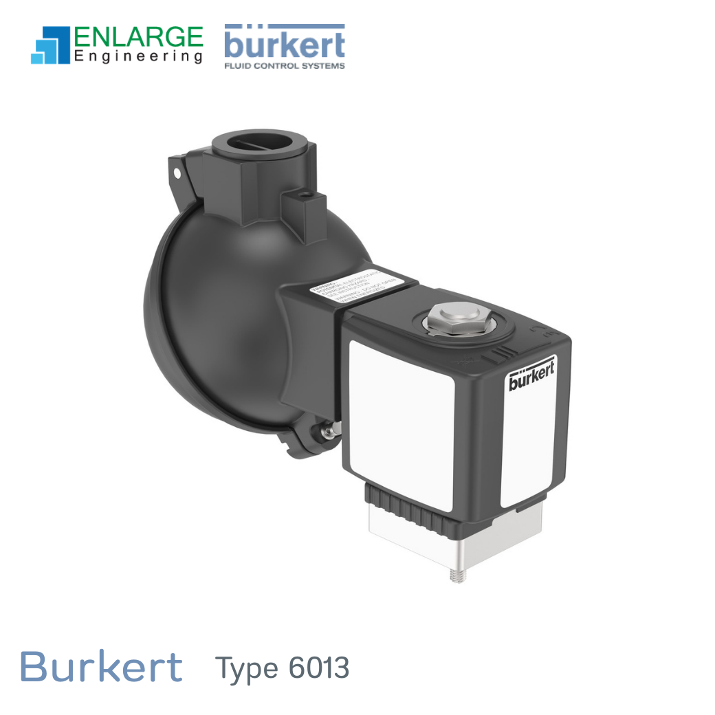 Burkert Type 6013 – 2/2 Way Direct-Acting Solenoid Valve Burkert Type 6013 plunger valve direct acting 2-2 way solenoid valve