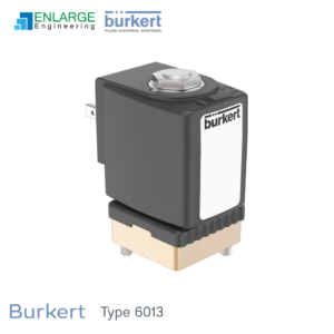 Burkert Type 6013 plunger valve direct acting 2-2 way solenoid valve