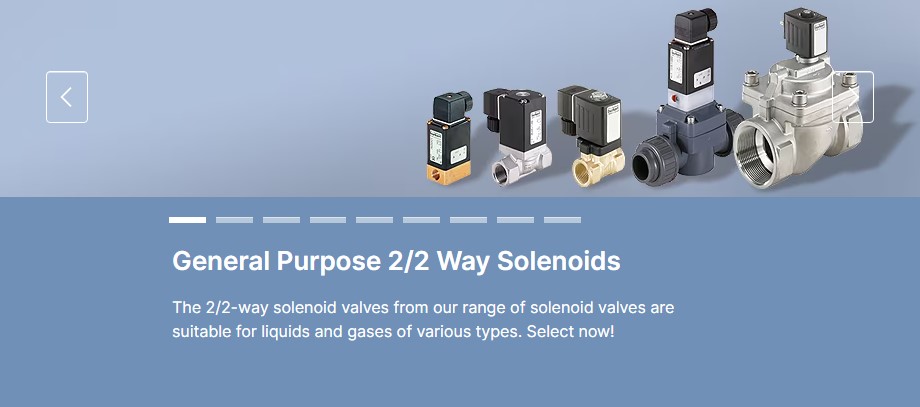 Bürkert solenoid valve for industrial fluid control