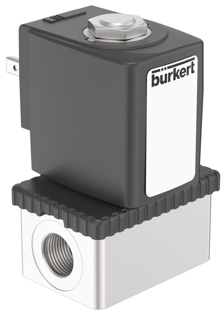 Burkert Type 6013 – 2/2 Way Direct-Acting Solenoid Valve Burkert Type 6013 plunger valve direct acting 2-2 way solenoid valve