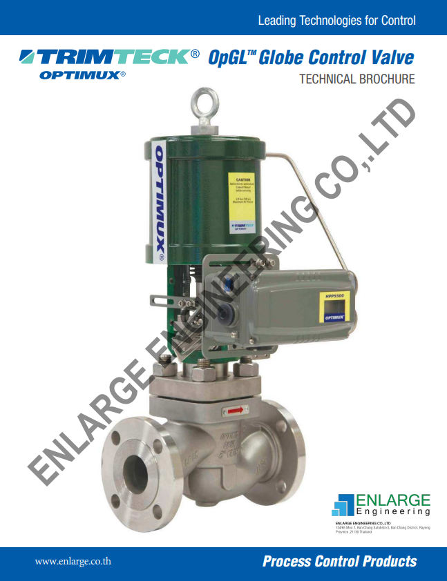 Opgl Globe Control Valve