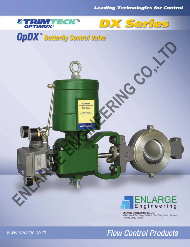 TRIMTECK - OpDX Butterfly Control Valve