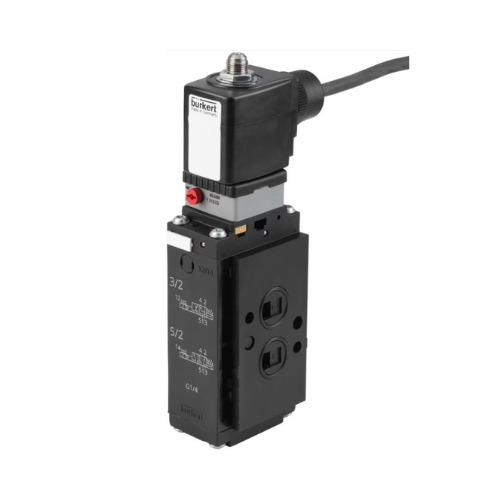 Type 6519 - Servo-assisted 32, 52 or 53-way solenoid valve for pneumatics (2)