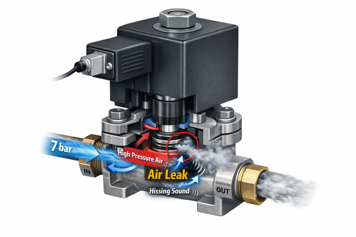 Zero Leakage - การรั่วไหลของลมจากวาล์วโซลินอยด์