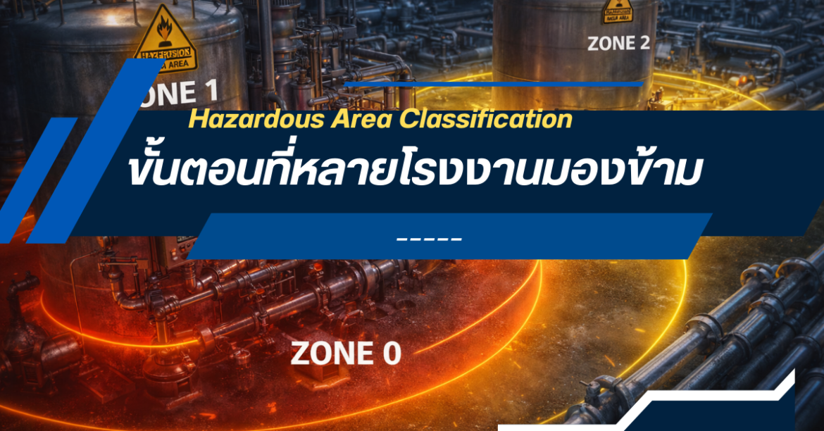 Hazardous Area Classification - explosion proof equipment in hazardous area with ATEX and IECEx certification