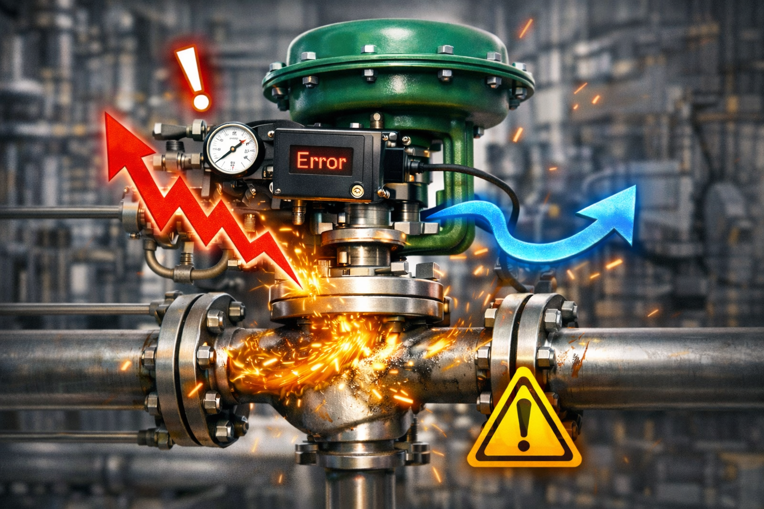 วาล์วควบคุมเสียกับการรั่วไหล